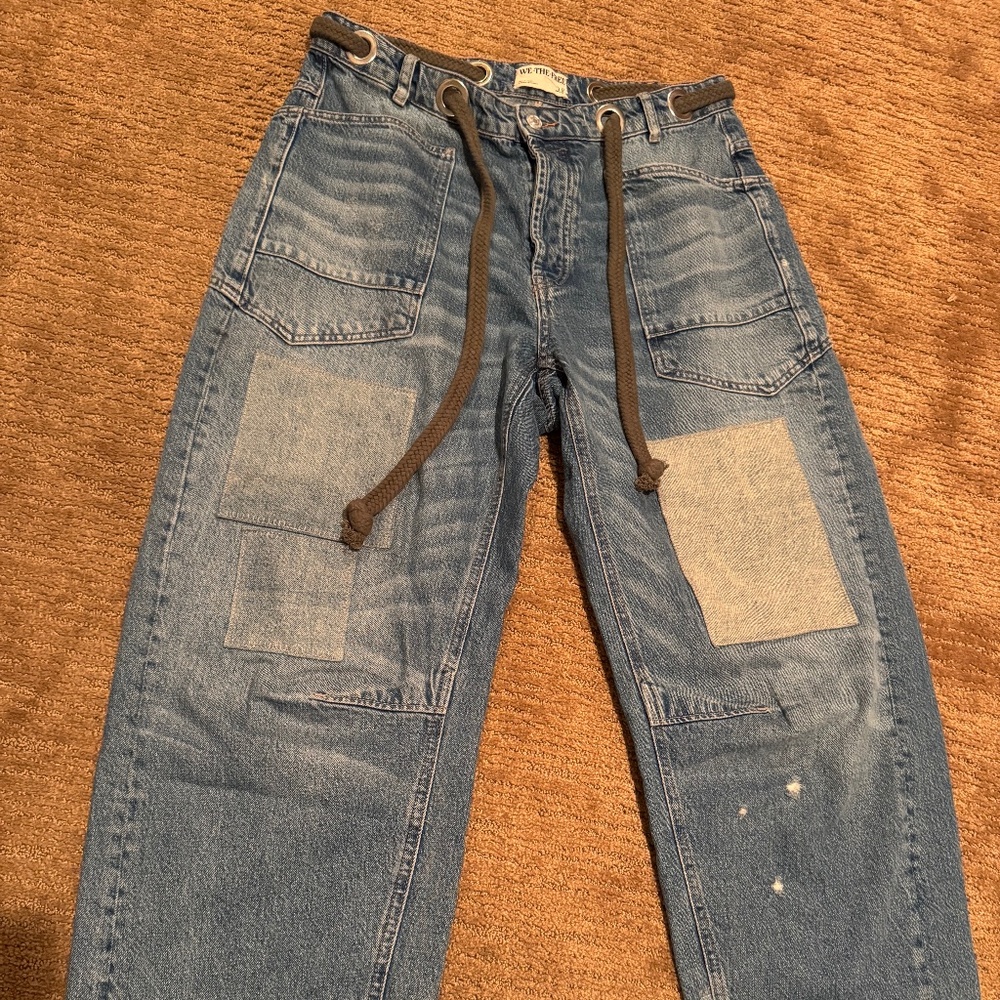 We The Free Moxie Pull-On Barrel Jeans